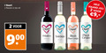 klik op dit plaatje voor een vergroting en voor vergelijkbare aanbiedingen gerelateerd aan ` 2 9 750 heart flessen ml maand primitivo blush pinot grigio ` 2 9 750 heart flessen ml maand primitivo blush pinot grigio