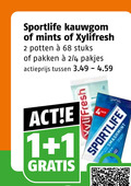 klik op dit plaatje voor een vergroting en voor vergelijkbare aanbiedingen gerelateerd aan ` 1 2 sportlife kauwgom mints xylifresh potten stuks pakken 4 actieprijs fresh smashmint ` 1 2 sportlife kauwgom mints xylifresh potten stuks pakken 4 actieprijs fresh smashmint