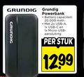 klik op dit plaatje voor een vergroting en voor vergelijkbare aanbiedingen gerelateerd aan ` grundig powerbank batterij capaciteit 2x usb 1x micro aansluiting stuk ` grundig powerbank batterij capaciteit 2x usb 1x micro aansluiting stuk