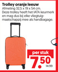 klik op dit plaatje voor een vergroting en voor vergelijkbare aanbiedingen gerelateerd aan ` 19 trolley oranje leeuw 32 5 cm keurmerk vliegtuig maatschappij handbagage stuk ` 19 trolley oranje leeuw 32 5 cm keurmerk vliegtuig maatschappij handbagage stuk