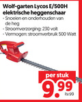 klik op dit plaatje voor een vergroting en voor vergelijkbare aanbiedingen gerelateerd aan ` heggenschaar 500 wolf garten mci500h elektrische snoeien stroomverzorging volt vermogen stroomverbruik watt stuk ` heggenschaar 500 wolf garten mci500h elektrische snoeien stroomverzorging volt vermogen stroomverbruik watt stuk