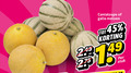 klik op dit plaatje voor een vergroting en voor vergelijkbare aanbiedingen gerelateerd aan ` meloen 45 cantaloupe galia 1 99 stuk ` meloen 45 cantaloupe galia 1 99 stuk