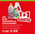 klik op dit plaatje voor een vergroting en voor vergelijkbare aanbiedingen gerelateerd aan ` wasverzachter wasmiddel 2 7 23 40 dreft pine bloom pink ultimate care flessen wasbeurten 5.99 ` wasverzachter wasmiddel 2 7 23 40 dreft pine bloom pink ultimate care flessen wasbeurten 5.99