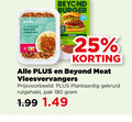 klik op dit plaatje voor een vergroting en voor vergelijkbare aanbiedingen gerelateerd aan ` 18 25 180 plantaardig gekruid rulgehakt beyond burger original meat vleesvervangers pak ` 18 25 180 plantaardig gekruid rulgehakt beyond burger original meat vleesvervangers pak