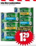 klik op dit plaatje voor een vergroting en voor vergelijkbare aanbiedingen gerelateerd aan ` tonijn in blik john west tonijnstukken water olie since eiwit blue ` tonijn in blik john west tonijnstukken water olie since eiwit blue