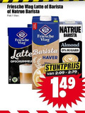 klik op dit plaatje voor een vergroting en voor vergelijkbare aanbiedingen gerelateerd aan ` 1 friesche vlag latte barista pak liter opschuimmelk haver almond sugars ` 1 friesche vlag latte barista pak liter opschuimmelk haver almond sugars