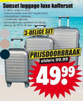 klik op dit plaatje voor een vergroting en voor vergelijkbare aanbiedingen gerelateerd aan ` 3 28 360 sunset luggage luxe kofferset zilver beige zwart dubbele wielen draairichting uitschuifbare trekstang cijferslot spanband ritsvak inhoud liter elders ` 3 28 360 sunset luggage luxe kofferset zilver beige zwart dubbele wielen draairichting uitschuifbare trekstang cijferslot spanband ritsvak inhoud liter elders