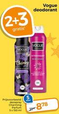 klik op dit plaatje voor een vergroting en voor vergelijkbare aanbiedingen gerelateerd aan ` deodorant 2 3 5 40 150 vogue charming extravagant deospray parfum ml ` deodorant 2 3 5 40 150 vogue charming extravagant deospray parfum ml