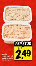 klik op dit plaatje voor een vergroting en voor vergelijkbare aanbiedingen gerelateerd aan ` salade 250 verse makreel krabsalade bak stuk ` salade 250 verse makreel krabsalade bak stuk