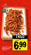 klik op dit plaatje voor een vergroting en voor vergelijkbare aanbiedingen gerelateerd aan ` land beter leven bescherming shoarma kilo ` land beter leven bescherming shoarma kilo