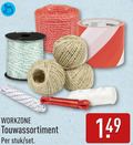 klik op dit plaatje voor een vergroting en voor vergelijkbare aanbiedingen gerelateerd aan ` work workzone touwassortiment stuk ` work workzone touwassortiment stuk