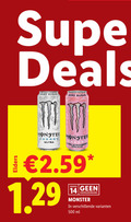 klik op dit plaatje voor een vergroting en voor vergelijkbare aanbiedingen gerelateerd aan ` energiedrank 14 500 super deals zero sugar monster ultra strawberry dreams ml ` energiedrank 14 500 super deals zero sugar monster ultra strawberry dreams ml