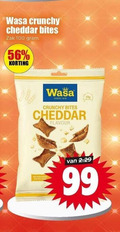 klik op dit plaatje voor een vergroting en voor vergelijkbare aanbiedingen gerelateerd aan ` cheddar 19 99 100 wasa crunchy bites zak since flavour ` cheddar 19 99 100 wasa crunchy bites zak since flavour