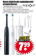 klik op dit plaatje voor een vergroting en voor vergelijkbare aanbiedingen gerelateerd aan ` electrische tandenborstel 2 3 4 nexxt elektrische waterflosser wit zwart minuten timer standen opzetborstels usb oplaadkabel verwijdert tandplak opzetstukken zoek elders ` electrische tandenborstel 2 3 4 nexxt elektrische waterflosser wit zwart minuten timer standen opzetborstels usb oplaadkabel verwijdert tandplak opzetstukken zoek elders