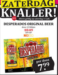 klik op dit plaatje voor een vergroting en voor vergelijkbare aanbiedingen gerelateerd aan ` speciaalbieren 11 12 18 zaterdag knaller desperados original beer doos blikjes pack 330ml val agua 7 99 ` speciaalbieren 11 12 18 zaterdag knaller desperados original beer doos blikjes pack 330ml val agua 7 99