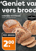 klik op dit plaatje voor een vergroting en voor vergelijkbare aanbiedingen gerelateerd aan ` brood 200 vers lodewijker desembrood bruin wit pompoen ` brood 200 vers lodewijker desembrood bruin wit pompoen