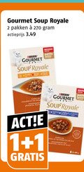 klik op dit plaatje voor een vergroting en voor vergelijkbare aanbiedingen gerelateerd aan ` kattenvoer 1 2 gourmet soup royale pakken actieprijs nouveau petits ` kattenvoer 1 2 gourmet soup royale pakken actieprijs nouveau petits