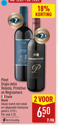 klik op dit plaatje voor een vergroting en voor vergelijkbare aanbiedingen gerelateerd aan ` rode wijn 2 18 30 650 hamersma puglia indicazione geografica primitivo tipica mm pinot grigio venezie negroamaro blend match steak rijkgevulde italiaanse l stuk italia halbtrocken ` rode wijn 2 18 30 650 hamersma puglia indicazione geografica primitivo tipica mm pinot grigio venezie negroamaro blend match steak rijkgevulde italiaanse l stuk italia halbtrocken