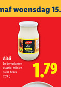 klik op dit plaatje voor een vergroting en voor vergelijkbare aanbiedingen gerelateerd aan ` aioli 209 woensdag classic mild salsa brava original ge ` aioli 209 woensdag classic mild salsa brava original ge