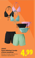 klik op dit plaatje voor een vergroting en voor vergelijkbare aanbiedingen gerelateerd aan ` crivit dames bikinitop broekje heren zwembroek maten l xl ` crivit dames bikinitop broekje heren zwembroek maten l xl