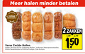 klik op dit plaatje voor een vergroting en voor vergelijkbare aanbiedingen gerelateerd aan ` 6 150 minder bakkerij verse zachte bollen witte bruine fijn volkoren meergranenbollen sesambollen puntjes zak stuks ` 6 150 minder bakkerij verse zachte bollen witte bruine fijn volkoren meergranenbollen sesambollen puntjes zak stuks