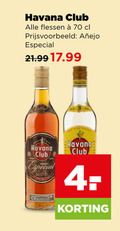klik op dit plaatje voor een vergroting en voor vergelijkbare aanbiedingen gerelateerd aan ` rum havana club flessen especial ` rum havana club flessen especial