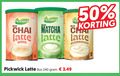 klik op dit plaatje voor een vergroting en voor vergelijkbare aanbiedingen gerelateerd aan ` thee 50 240 just your favourite milk hot pickwick mix for chai latte spiced bus pick vanilla flavour ` thee 50 240 just your favourite milk hot pickwick mix for chai latte spiced bus pick vanilla flavour