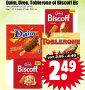 klik op dit plaatje voor een vergroting en voor vergelijkbare aanbiedingen gerelateerd aan ` 3 4 daim oreo toblerone biscoff ijs pints pak stuks bak ml lotus sticks new ice cream with milk chocolate coated pieces nougat ` 3 4 daim oreo toblerone biscoff ijs pints pak stuks bak ml lotus sticks new ice cream with milk chocolate coated pieces nougat