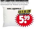 klik op dit plaatje voor een vergroting en voor vergelijkbare aanbiedingen gerelateerd aan ` 40 60 100 karl lagerfeld hoofdkussen zacht soepel veerkrachtig katoensatijnen tijk wasbaar graden cm elders ` 40 60 100 karl lagerfeld hoofdkussen zacht soepel veerkrachtig katoensatijnen tijk wasbaar graden cm elders