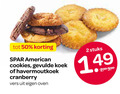 klik op dit plaatje voor een vergroting en voor vergelijkbare aanbiedingen gerelateerd aan ` gevulde koeken 2 50 american koek havermoutkoek cranberry vers oven stuks ` gevulde koeken 2 50 american koek havermoutkoek cranberry vers oven stuks