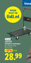 klik op dit plaatje voor een vergroting en voor vergelijkbare aanbiedingen gerelateerd aan ` 150 lidl.nl parkside online inklapbare steekwagen belasting cm ` 150 lidl.nl parkside online inklapbare steekwagen belasting cm