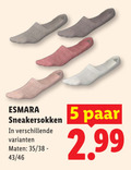 klik op dit plaatje voor een vergroting en voor vergelijkbare aanbiedingen gerelateerd aan ` 5 esmara sneakersokken maten 35 46 paar ` 5 esmara sneakersokken maten 35 46 paar