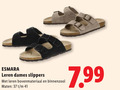 klik op dit plaatje voor een vergroting en voor vergelijkbare aanbiedingen gerelateerd aan ` esmara leren dames slippers bovenmateriaal binnenzool maten ` esmara leren dames slippers bovenmateriaal binnenzool maten