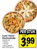 klik op dit plaatje voor een vergroting en voor vergelijkbare aanbiedingen gerelateerd aan ` pastasalade 300 luxe verse pesto tonijn kip caesar bak stuk 3.99 ` pastasalade 300 luxe verse pesto tonijn kip caesar bak stuk 3.99