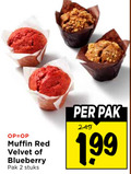 klik op dit plaatje voor een vergroting en voor vergelijkbare aanbiedingen gerelateerd aan ` 2 muffin red velvet blueberry pak stuks ` 2 muffin red velvet blueberry pak stuks