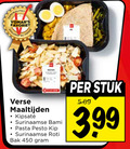 klik op dit plaatje voor een vergroting en voor vergelijkbare aanbiedingen gerelateerd aan ` 450 favoriet verse maaltijden surinaamse bami pasta pesto kip roti bak stuk 3.99 ` 450 favoriet verse maaltijden surinaamse bami pasta pesto kip roti bak stuk 3.99