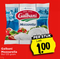 klik op dit plaatje voor een vergroting en voor vergelijkbare aanbiedingen gerelateerd aan ` mozzarella 100 galbani bol stuk ` mozzarella 100 galbani bol stuk