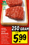 klik op dit plaatje voor een vergroting en voor vergelijkbare aanbiedingen gerelateerd aan ` biefstuk 2 250 velden quality weide trots slagers sappig smaakvol pak stuks ` biefstuk 2 250 velden quality weide trots slagers sappig smaakvol pak stuks
