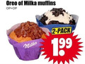 klik op dit plaatje voor een vergroting en voor vergelijkbare aanbiedingen gerelateerd aan ` muffins 2 oreo milka pack ` muffins 2 oreo milka pack