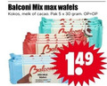 klik op dit plaatje voor een vergroting en voor vergelijkbare aanbiedingen gerelateerd aan ` 5 30 balconi mix wafels kokos melk cacao pak balsa milk wafers ` 5 30 balconi mix wafels kokos melk cacao pak balsa milk wafers