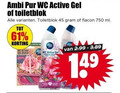 klik op dit plaatje voor een vergroting en voor vergelijkbare aanbiedingen gerelateerd aan ` ambi pur toiletblok toiletreiniger 45 750 wc active gel flacon ml ` ambi pur toiletblok toiletreiniger 45 750 wc active gel flacon ml