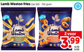klik op dit plaatje voor een vergroting en voor vergelijkbare aanbiedingen gerelateerd aan ` patat 2 500 750 lamb weston fries zak tasting air fryer oven new rustic skin nutri score diepvries twister seasoned 3.99 ` patat 2 500 750 lamb weston fries zak tasting air fryer oven new rustic skin nutri score diepvries twister seasoned 3.99