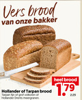 klik op dit plaatje voor een vergroting en voor vergelijkbare aanbiedingen gerelateerd aan ` brood vers bakker hollander tarpan fijn grof volkoren drents meergranen ` brood vers bakker hollander tarpan fijn grof volkoren drents meergranen