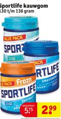 klik op dit plaatje voor een vergroting en voor vergelijkbare aanbiedingen gerelateerd aan ` kauwgom sportlife pack frozn smashmint ` kauwgom sportlife pack frozn smashmint