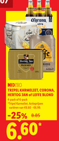klik op dit plaatje voor een vergroting en voor vergelijkbare aanbiedingen gerelateerd aan ` speciaalbieren blikjes bier 4 6 tripel corona hertog jan pilsener blond l nix18 karmeliet leffe pack varieeren ` speciaalbieren blikjes bier 4 6 tripel corona hertog jan pilsener blond l nix18 karmeliet leffe pack varieeren