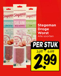 klik op dit plaatje voor een vergroting en voor vergelijkbare aanbiedingen gerelateerd aan ` stegeman droge worst soorten stuk ` stegeman droge worst soorten stuk