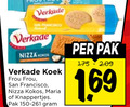 klik op dit plaatje voor een vergroting en voor vergelijkbare aanbiedingen gerelateerd aan ` verkade san francisco nizza koek frou kokos maria knappertjes pak 1 69 ` verkade san francisco nizza koek frou kokos maria knappertjes pak 1 69