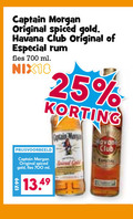 klik op dit plaatje voor een vergroting en voor vergelijkbare aanbiedingen gerelateerd aan ` 25 700 captain morgan original spiced gold havana club especial rum fles ml nix18 ` 25 700 captain morgan original spiced gold havana club especial rum fles ml nix18