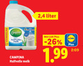 klik op dit plaatje voor een vergroting en voor vergelijkbare aanbiedingen gerelateerd aan ` melk 2 4 liter campina verse halfvolle ` melk 2 4 liter campina verse halfvolle