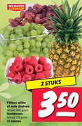 klik op dit plaatje voor een vergroting en voor vergelijkbare aanbiedingen gerelateerd aan ` ananas druiven frambozen 2 500 pitloze witte rode schaal stuks ` ananas druiven frambozen 2 500 pitloze witte rode schaal stuks